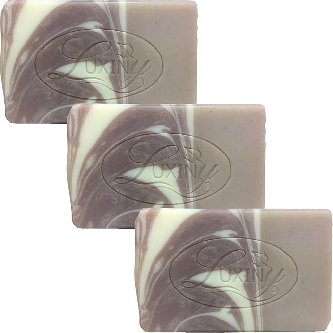 Luxiny Natural Soap Bar, Rosemary Lavender Handmade Body Soap and Bath Soap Bar is Palm Oil Free, Vegan Castile Soap with Essential Oil for All Skin Types Including Sensitive Skin (3 Pack) - Image 2